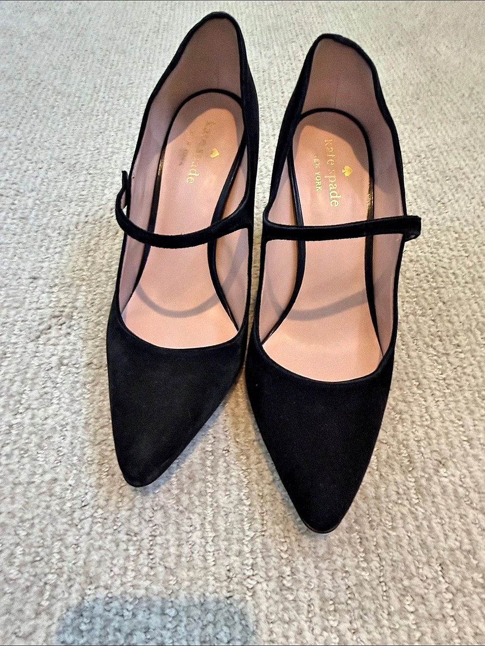 Kate Spade Halo Mary Jane High Heel Pump Black 10B